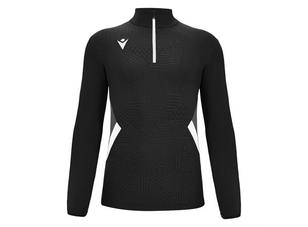 Fraser 1/4 Zip Top BLK/WHT S Teknisk treningsgenser - Unisex 